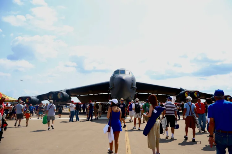 Minot AFB B-52 at Oshkosh air event